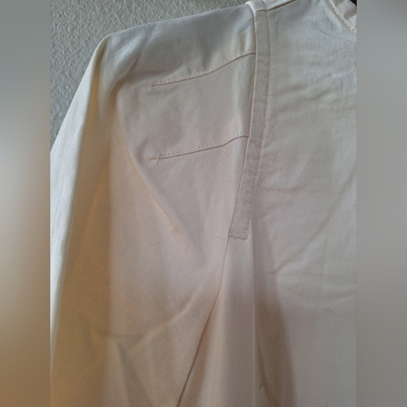 NWT Everlane Short Sleeve Puff Midi Dress Lagenlook  Pale/Yellow Womens Size S - Picture 5 of 12